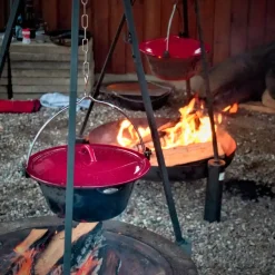 Bon-fire gryde 8l, sort emalje