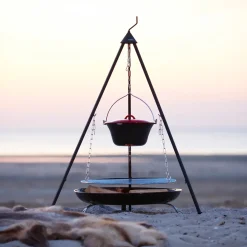 Bon-fire gryde 8l, sort emalje