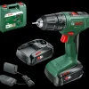 Bosch Easy Drill 18V-40 bore-/skruemaskine 2x2.0 Ah batteri og lader
