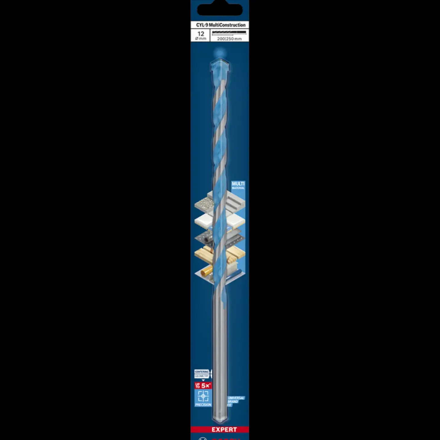 Bosch Expert Cyl-9 multiconstruction bor 4 x 75 mm