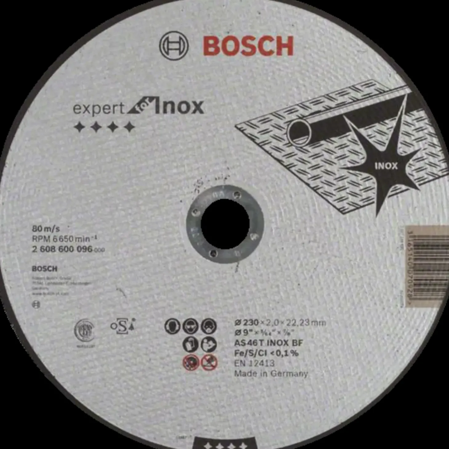 Bosch Expert for Inox skæreskive lige 230x2 mm