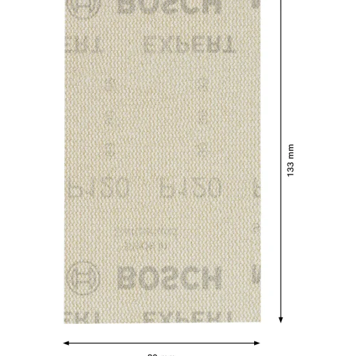 Bosch EXPERT M480 slibenet til planslibere 80x133 mm, G 120, 10 stk.