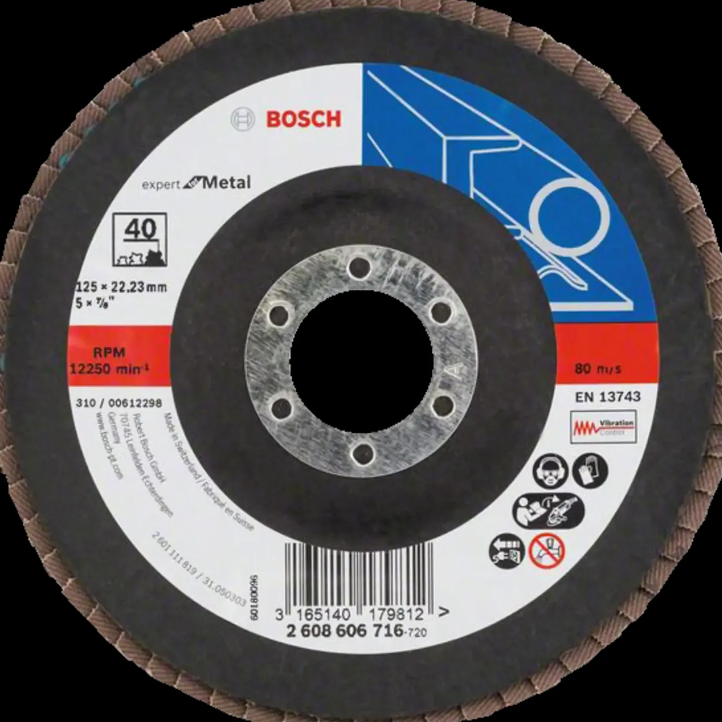 Bosch Expert til Metal X551 slibeskive Ø125 mm K60