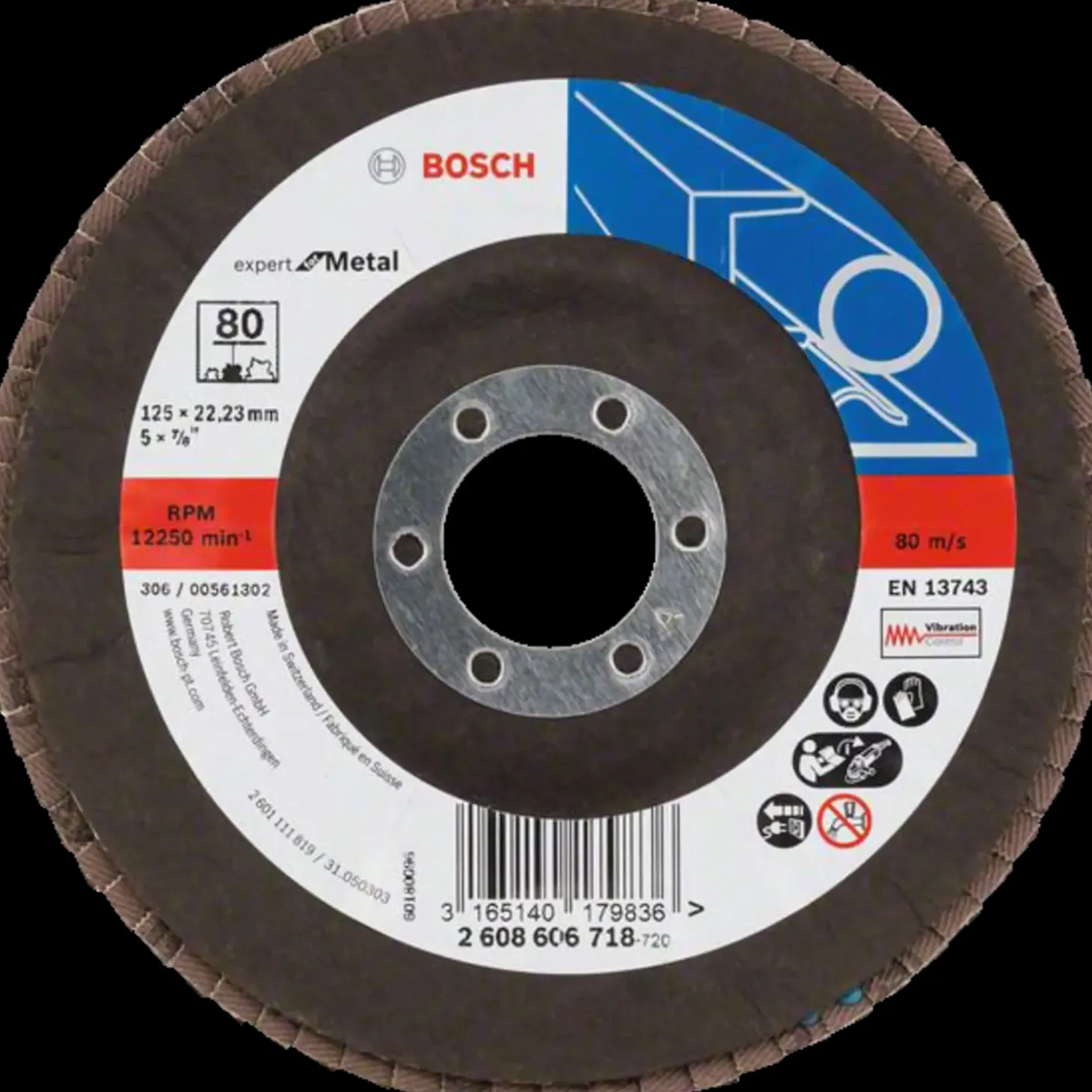 Bosch Expert til Metal X551 slibeskive Ø125 mm K60