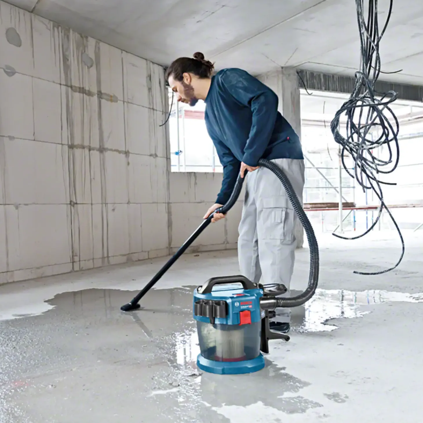 Bosch GAS 18V-10 L akku støvsuger inkl. tilbehør