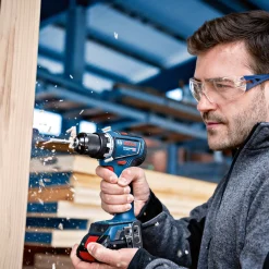 Bosch GSR 18V-90 C bore-/skruemaskine 3x4.0 Ah Procore batteri/lader i L-BOXX