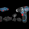 Bosch GSR 12V-15 FC bore/skruemaskine 2x2,0 Ah batteri/lader og L-BOXX