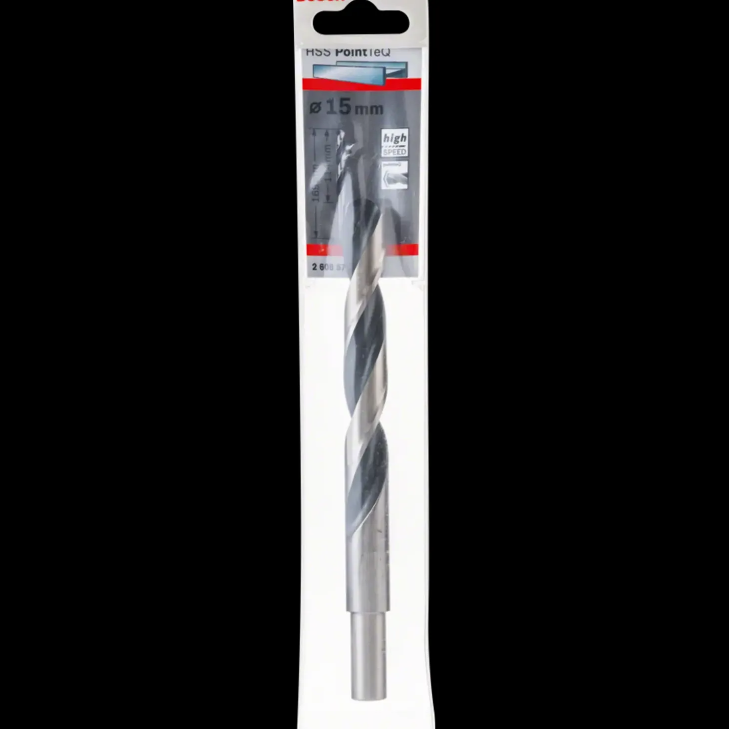 Bosch HSS-spiralbor PointTeQ 15,0 mm (reduceret skaft)