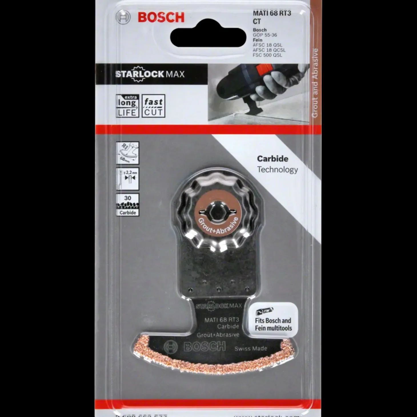 Bosch MATI 68 RT3-klinge til multicutter