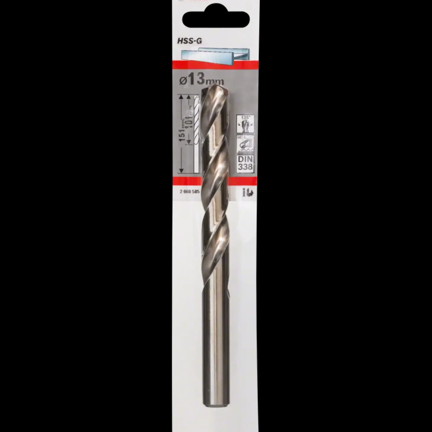 Bosch Metalbor HSS-G, DIN 338 13x151 mm
