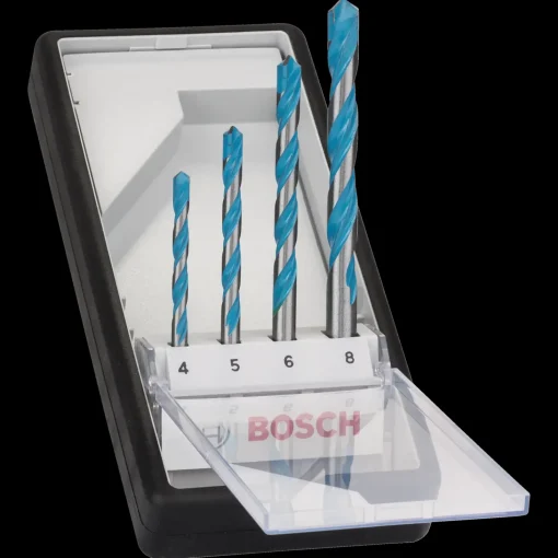Bosch multi borsæt Ø4-8 mm. Robustline 4 dele