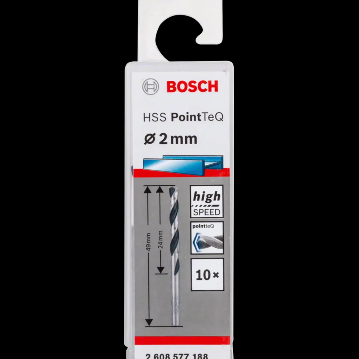 Bosch pointteq metalbor HSS-R 2,5mm