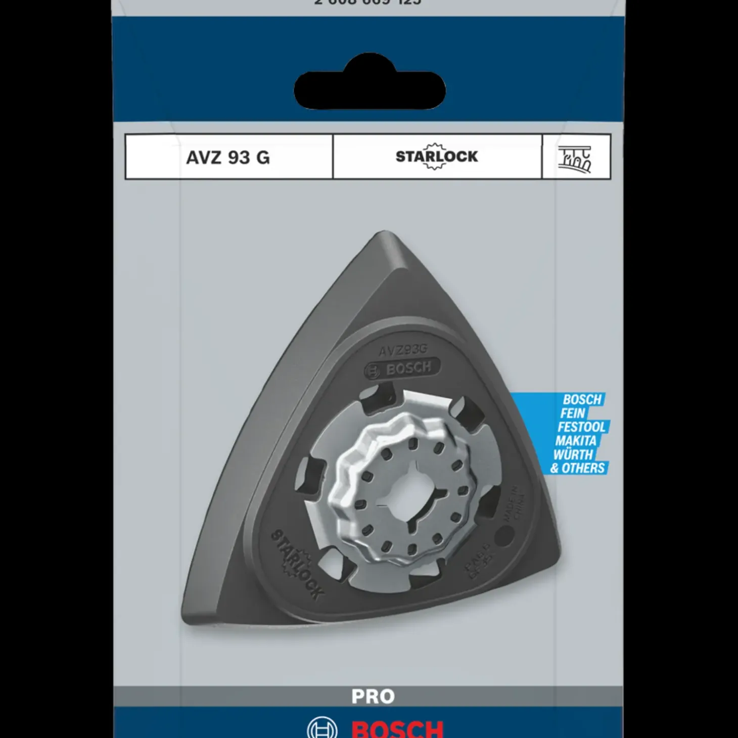 Bosch PRO AVZ 93 G tilbehør til multicutter, 93 mm