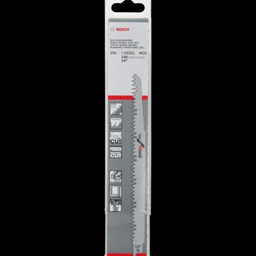 Bosch S1531 L bajonetsavklinge top for wood 25 stk