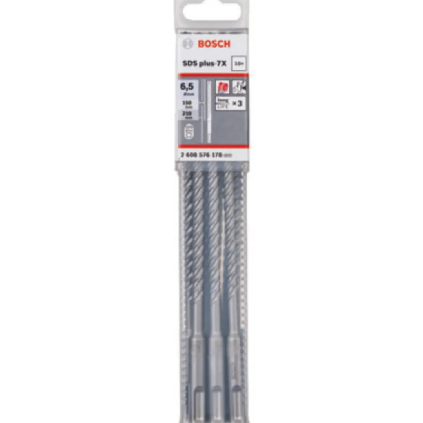 Bosch SDS plus-7X hammerbor Ø6,5x150/215 mm 10 stk
