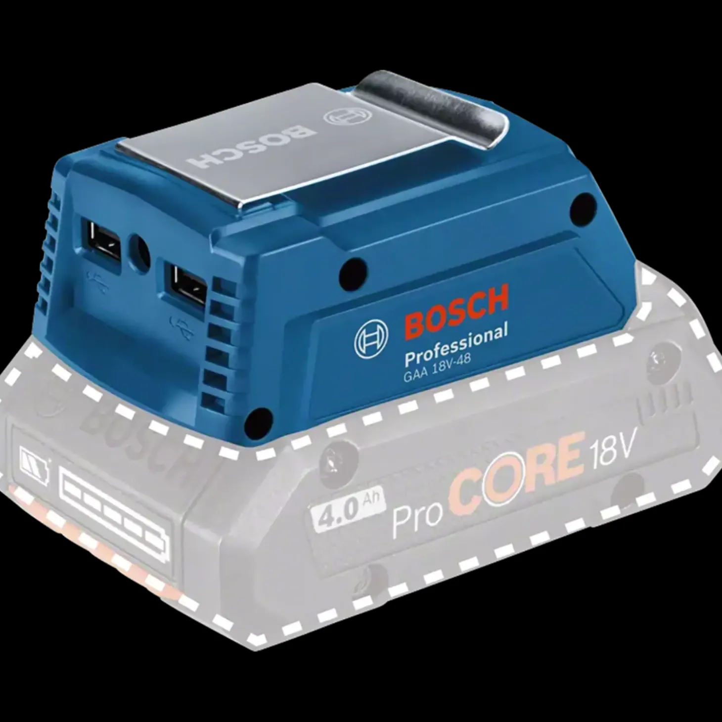 Bosch USB Adapter GAA til blå pro serie 18V-48