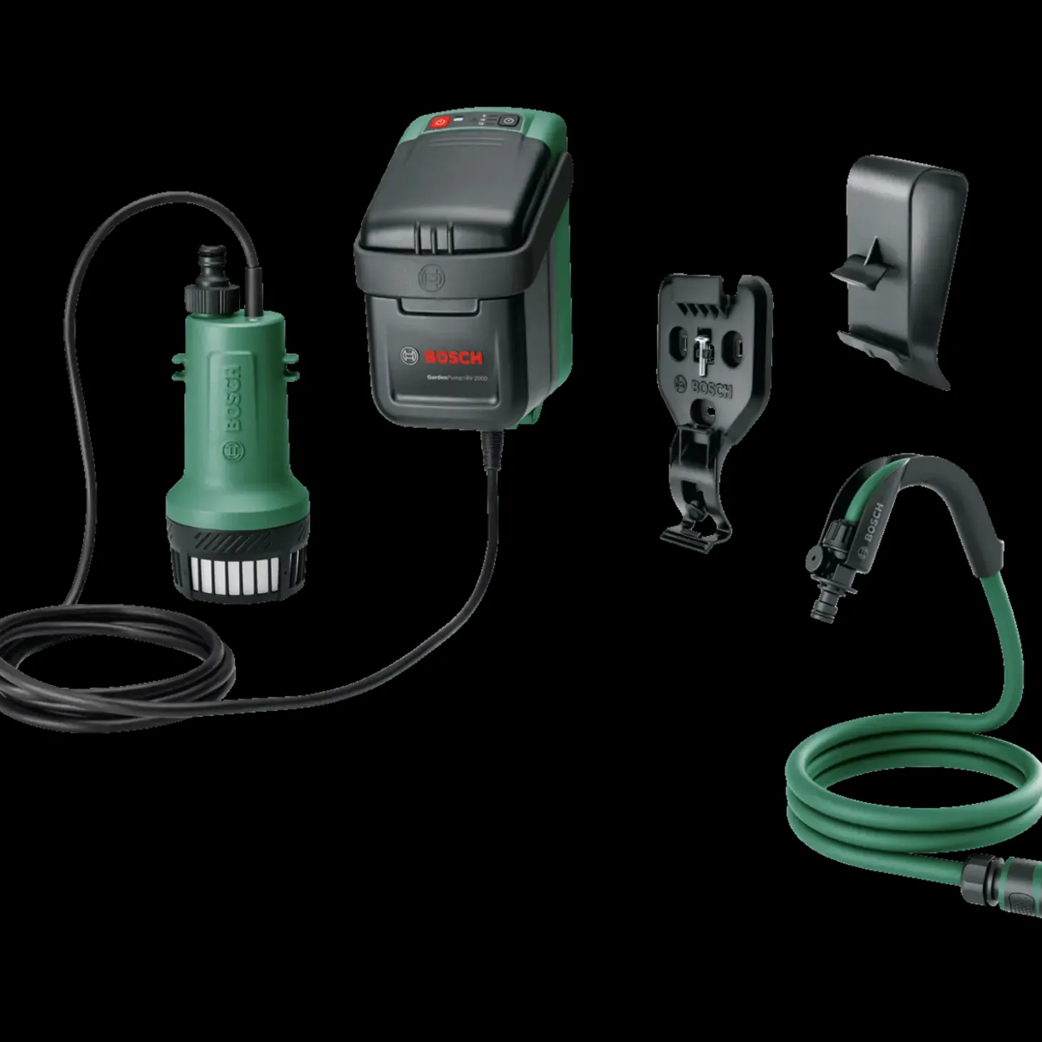 Bosch 18V havepumpe 2000 L solo