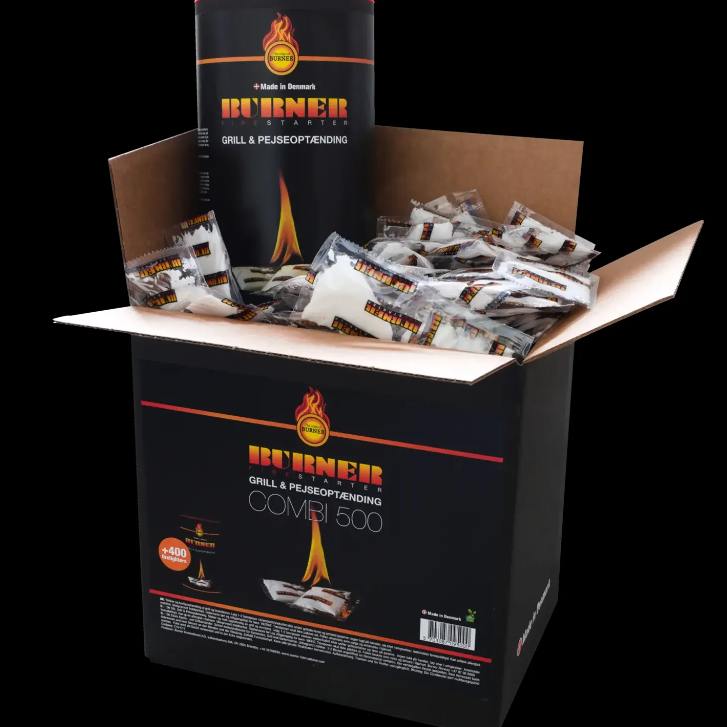 Burner Firestarter optændingsposer, 100 stk