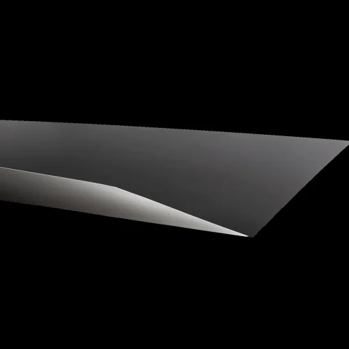 Bygtjek skotrende 7" dobbelt 1000 mm sort alu
