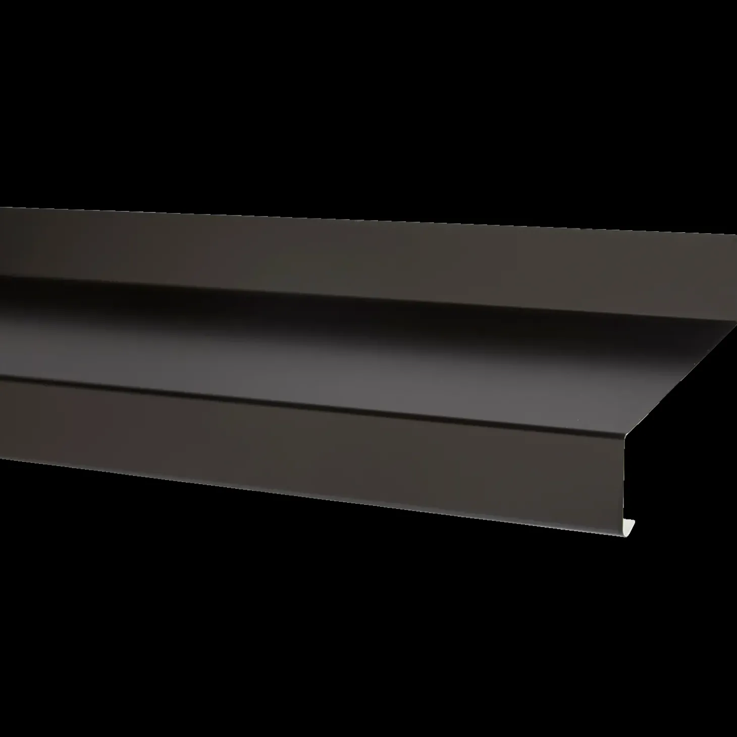 Bygtjek sålbænk 65x1000 mm sort