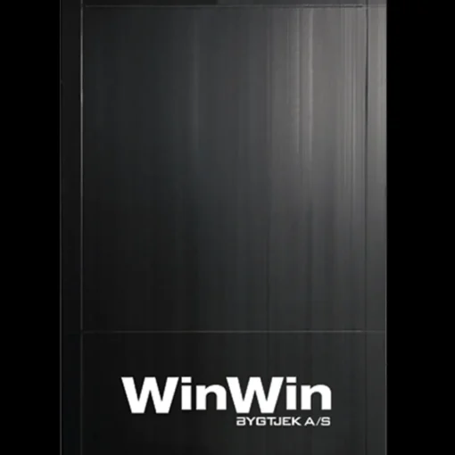 Bygtjek WinWin plade sort 450x950x50x850 mm