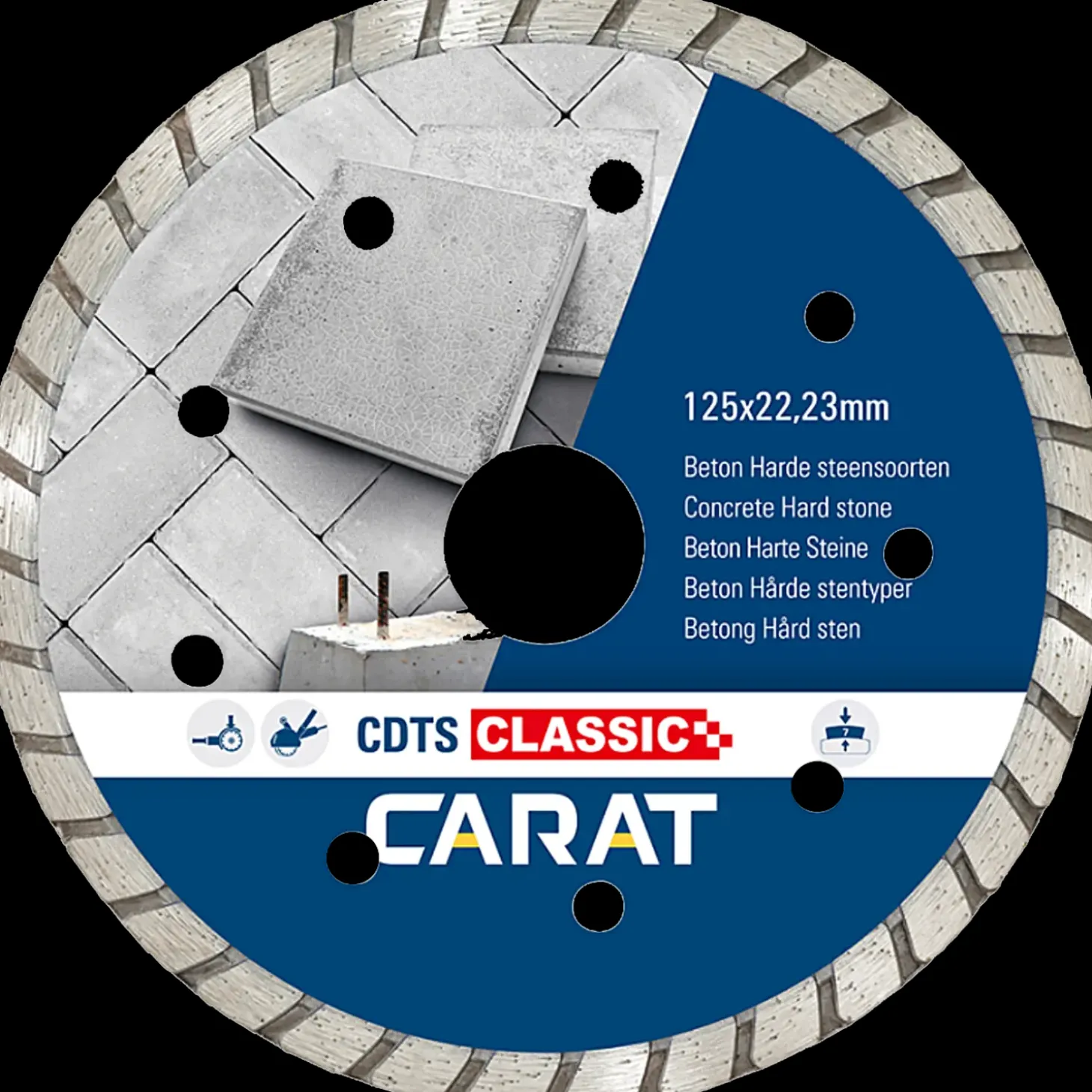 Carat diamantklinge CDTS Ø125 mm