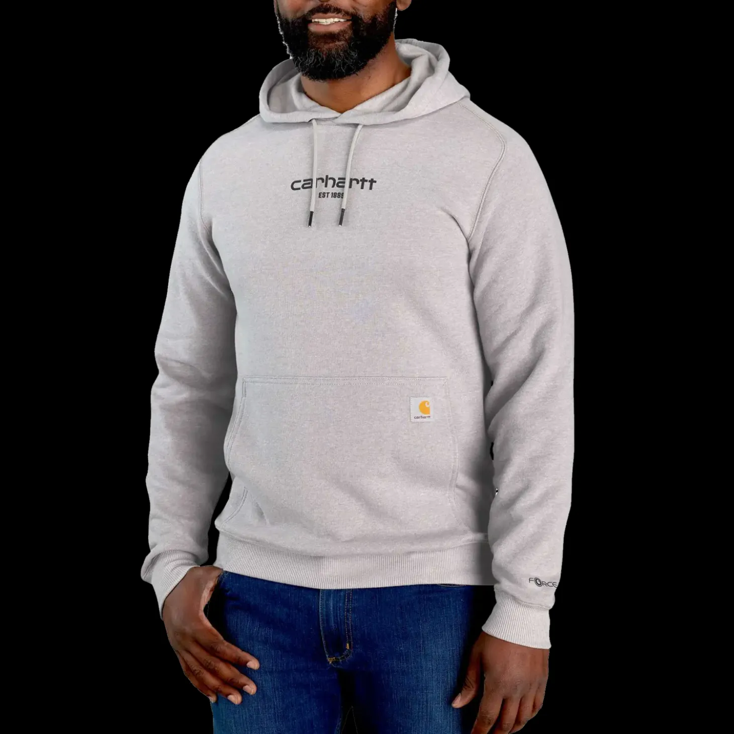 Carhartt 106655 logo graphic sweatshirt lys grå str. M