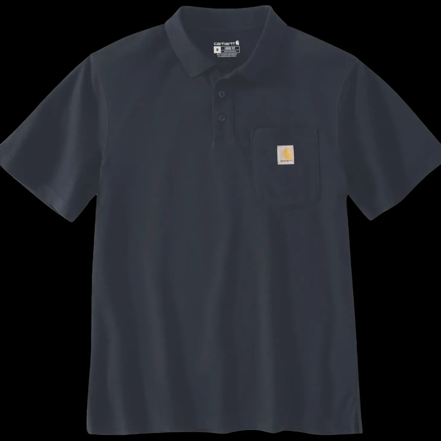 Carhartt 106685 Midweight s/s pocket polo navy str. XL