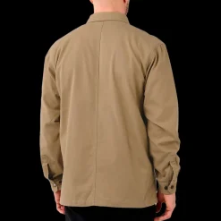 Carhartt canvas fleece foret skjortejakke dark khaki str. S
