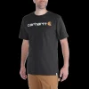 Carhartt core logo t-shirt sort str. L
