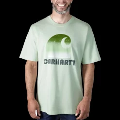 Carhartt heavy S/S C graphic t-shirt grøn str. L