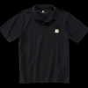 Carhartt polo t-shirt str. S sort