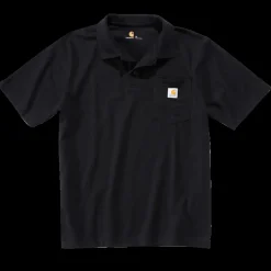 Carhartt polo t-shirt str. S sort
