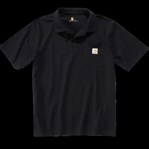 Carhartt polo t-shirt str. S sort