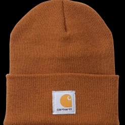 Carhartt strikhue med logo brown
