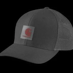 Carhartt twill logo patch kasket sort