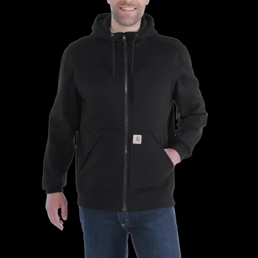 Carhartt Wind Fight hættetrøje sort str. XL