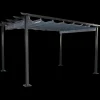 Carl pavillon m/rulletag 295x222x395 cm grå