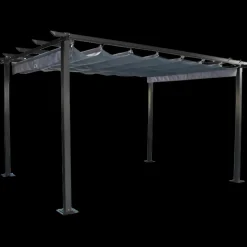 Carl pavillon m/rulletag 295x222x395 cm grå