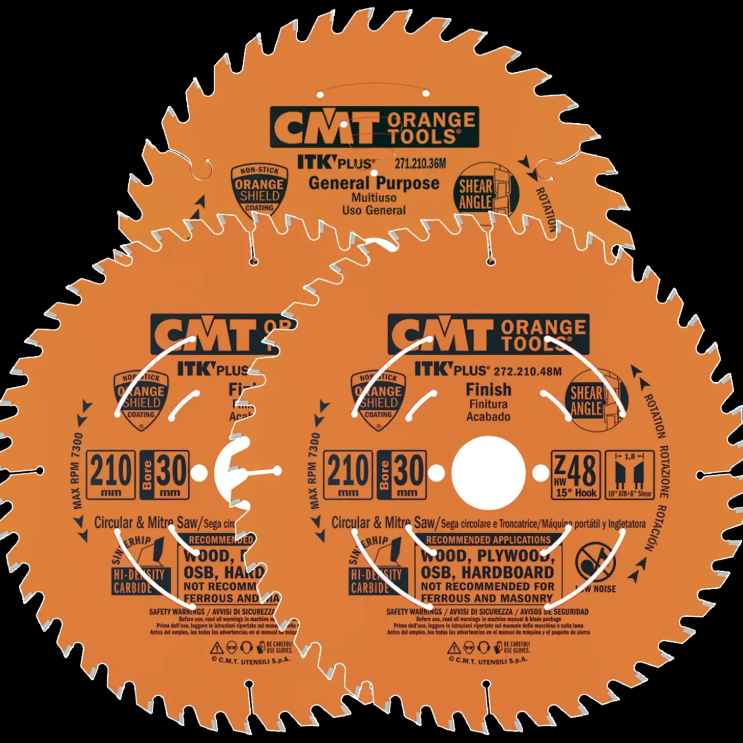 CMT klingesæt 210x30 Z36-36-48