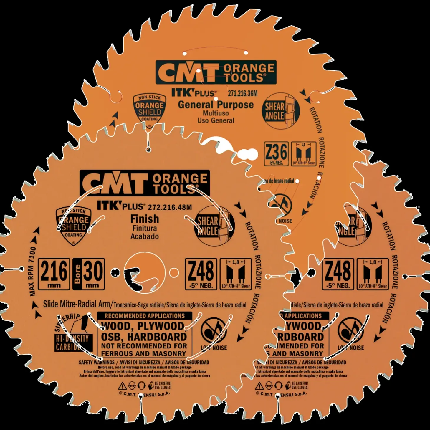 CMT klingesæt 216x30 Z36-48-48
