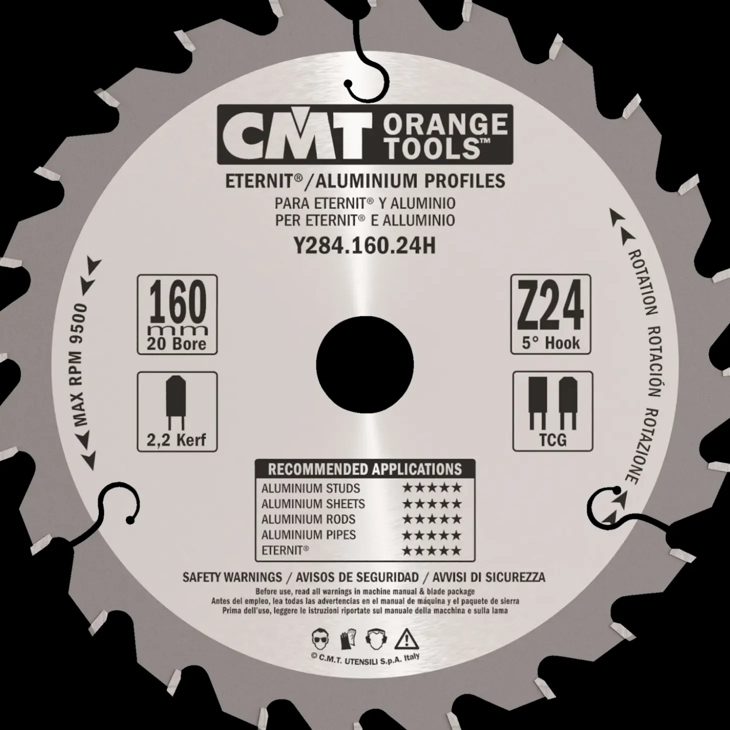 CMT savklinge t/fibergips 160x2,2x20 mm. Z24