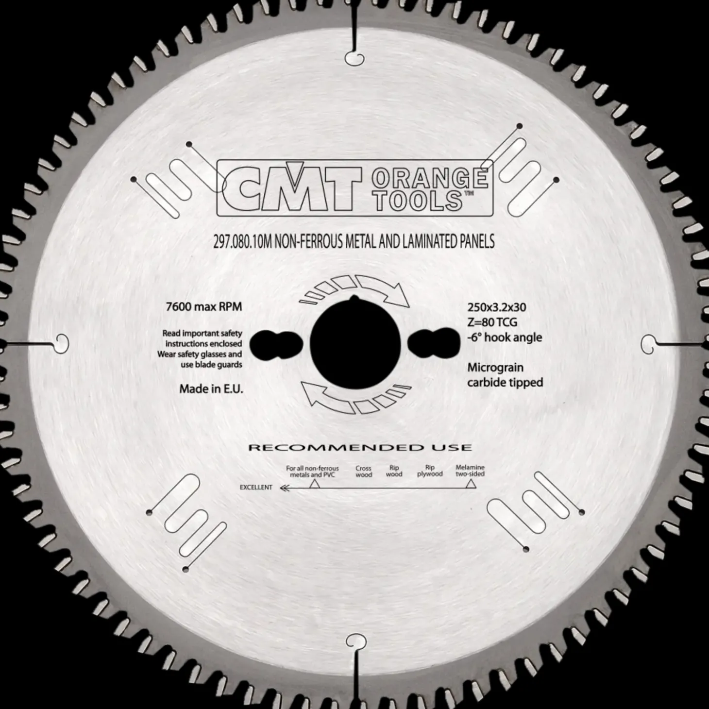CMT savklinge 216x2,8x30 mm. Z64 NE neg.