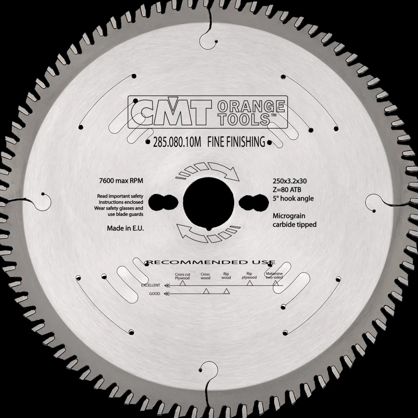 CMT savklinge 250x3,2x30 Z80VW