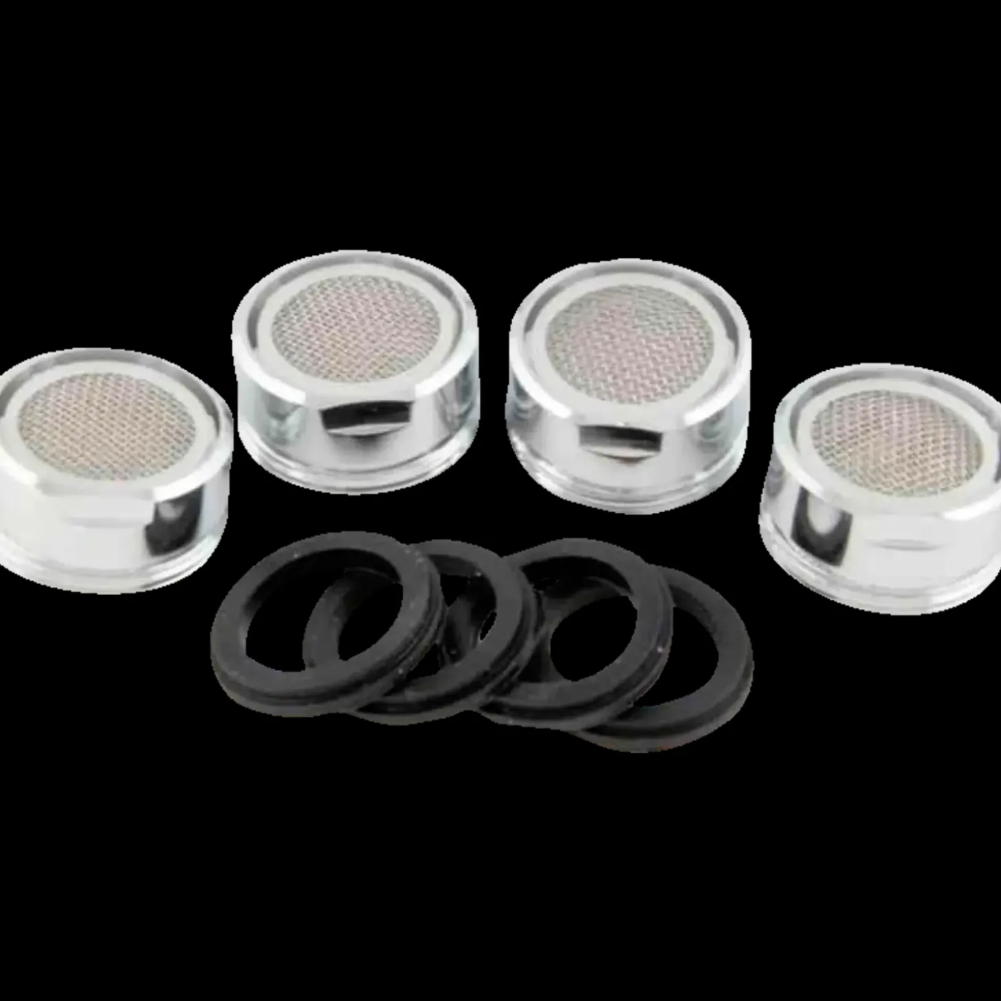 Cyan luftblander 22,1 mm 4 stk krom