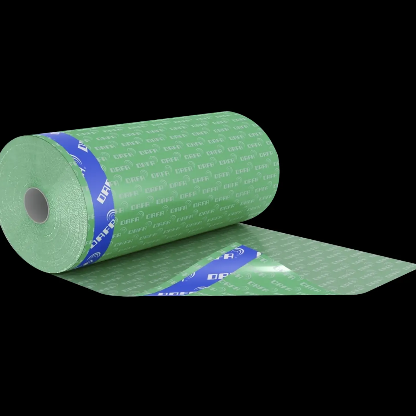 Dafa lysningsfolie PE 2 x klæb 250mm x 50 m grøn