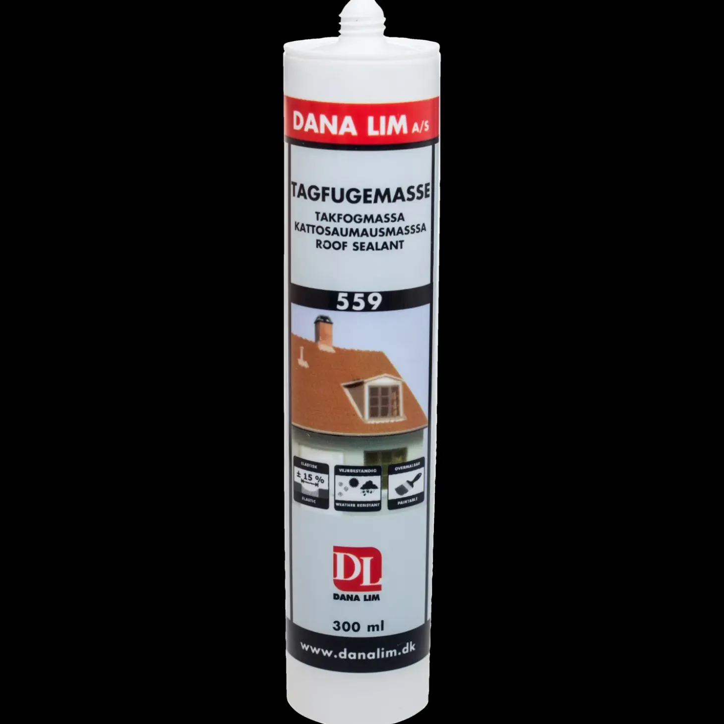 Dana 559 tagfugemasse 300 ml transparent