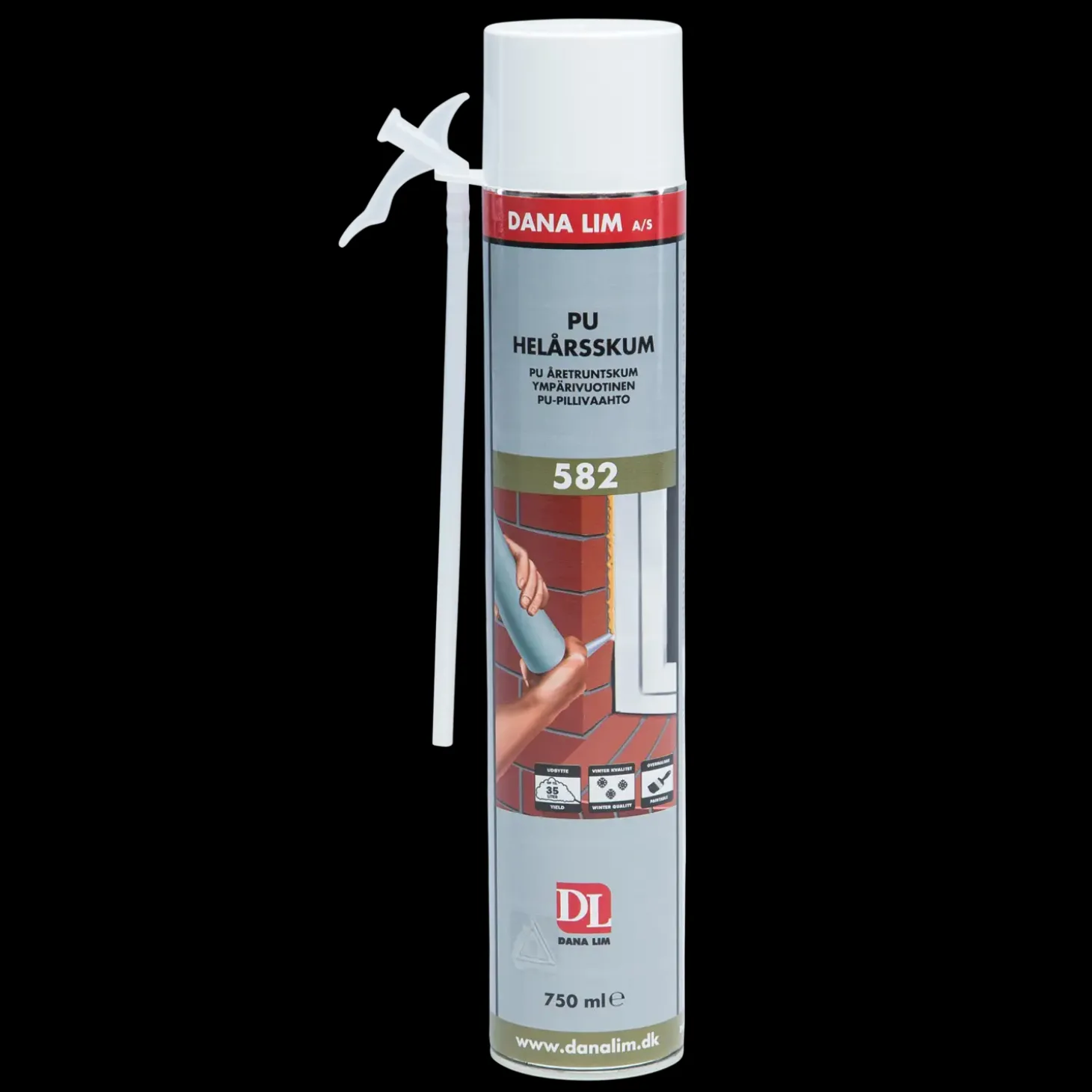 Dana PU helårsskum 582 750 ml