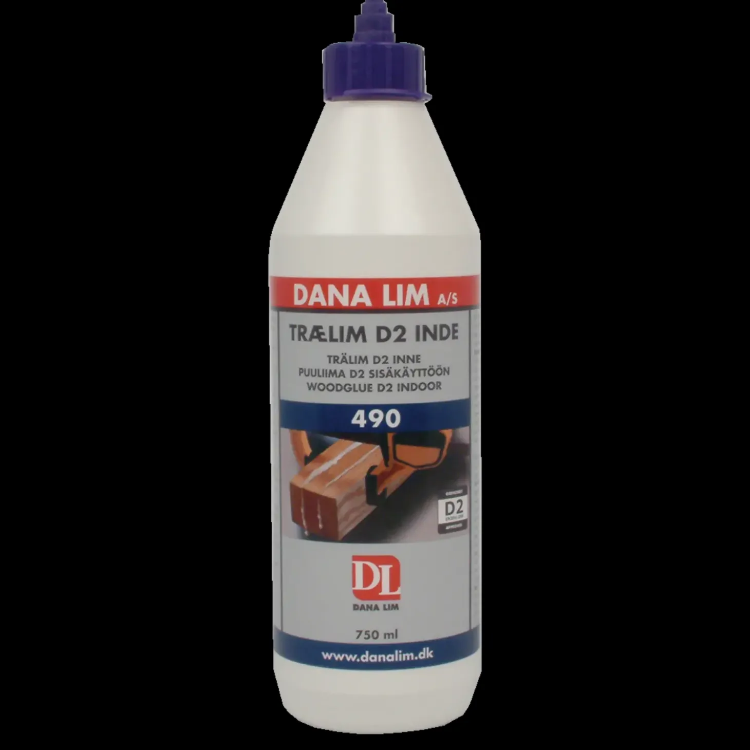 Dana trælim D2 inde 490 100 ml