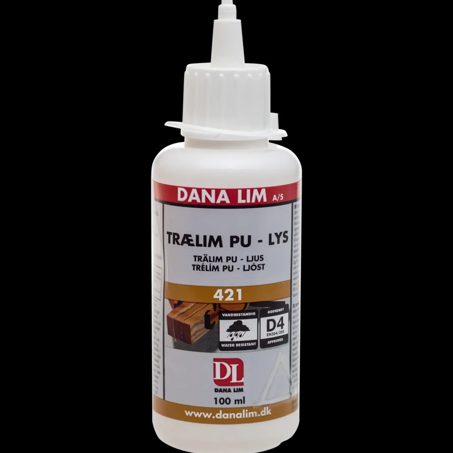 Dana trælim PU 421 lys 100 ml